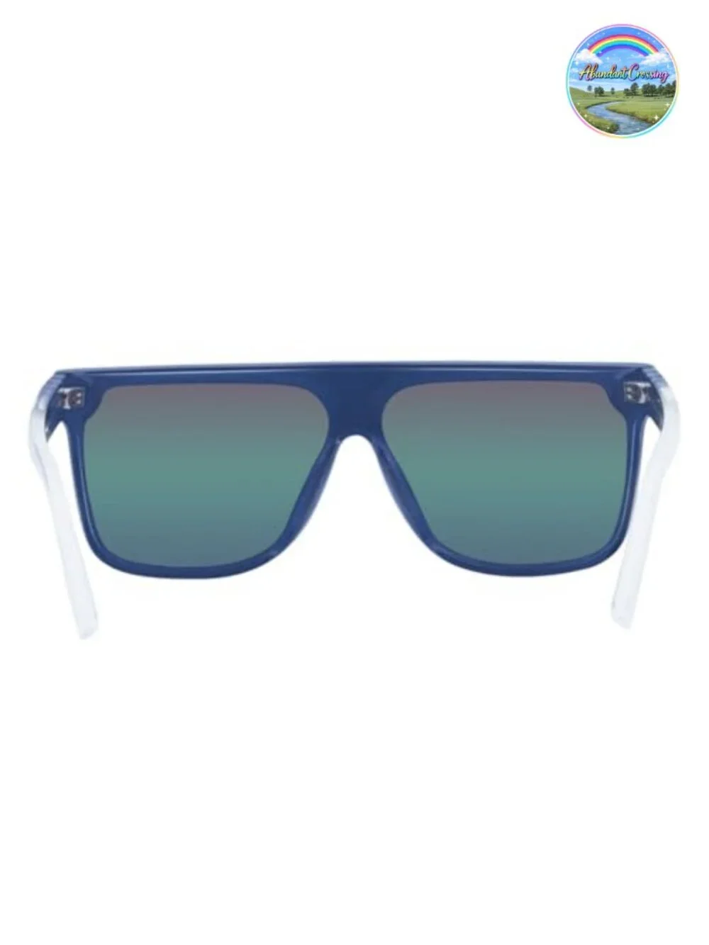 Polarized Shield Sunglasses with Flat-Top Design, UV Protection, Unisex